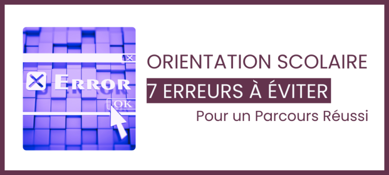 erreurs en orientation scolaire